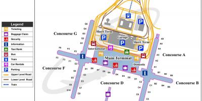 Bkk airport kaart
